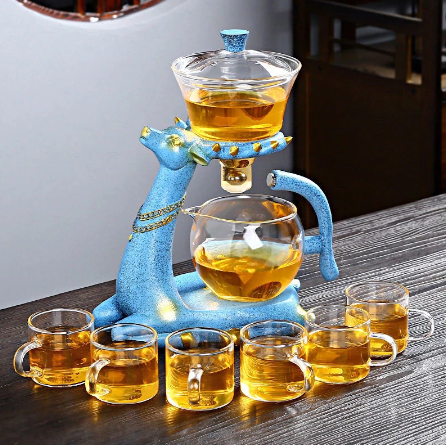 Tea Set Magnetic Water Diversion for Kitchen Loose Infusers Kettles Cooking