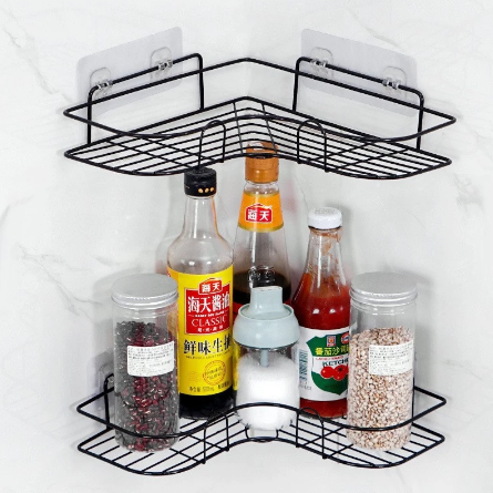 Bathroom Shelf Shower Shelves Shampoo Storage Rack Kitchen Storage Holder