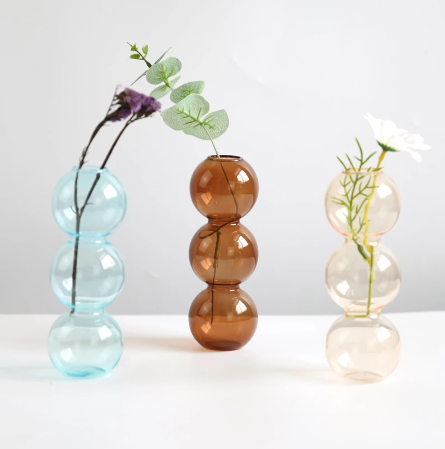 Arrangement Spherical Art Flower Ornaments Vases Nordic Creative Glass Bubble