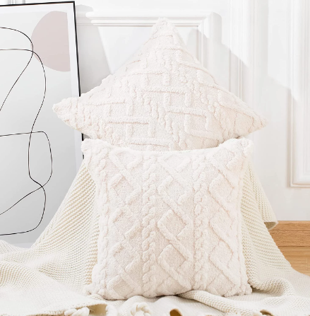 Decorative Home Pillows Retro Fluffy Soft Throw Pillow Cover For Living Room