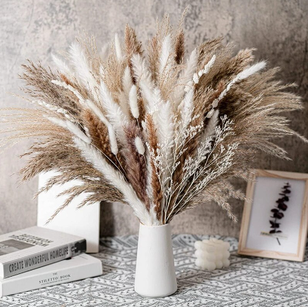 Wedding Arrangement Boho Home Decor Bouquet Natural Dried Pampa Grass