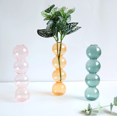 Arrangement Spherical Art Flower Ornaments Vases Nordic Creative Glass Bubble